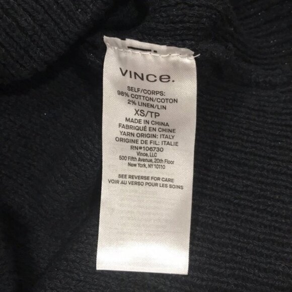 VINCE Textured Striped Pullover Hoodie - Picture 5 of 6